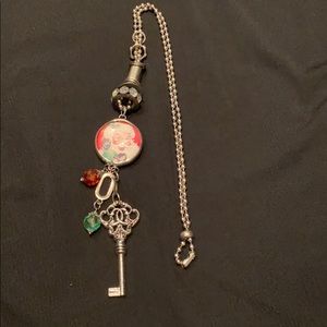 Santa “believe” pendant